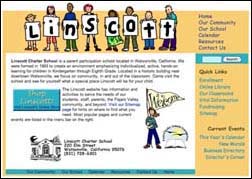 thumbnail image of Linscott Charter School website