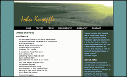 thumbnail of John Knoepfle's website